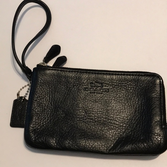 Coach Handbags - Coach Black Wristlet